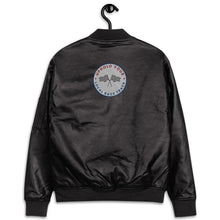 LOCAL RACE TRACK LEATHER BOMBER JACKET
