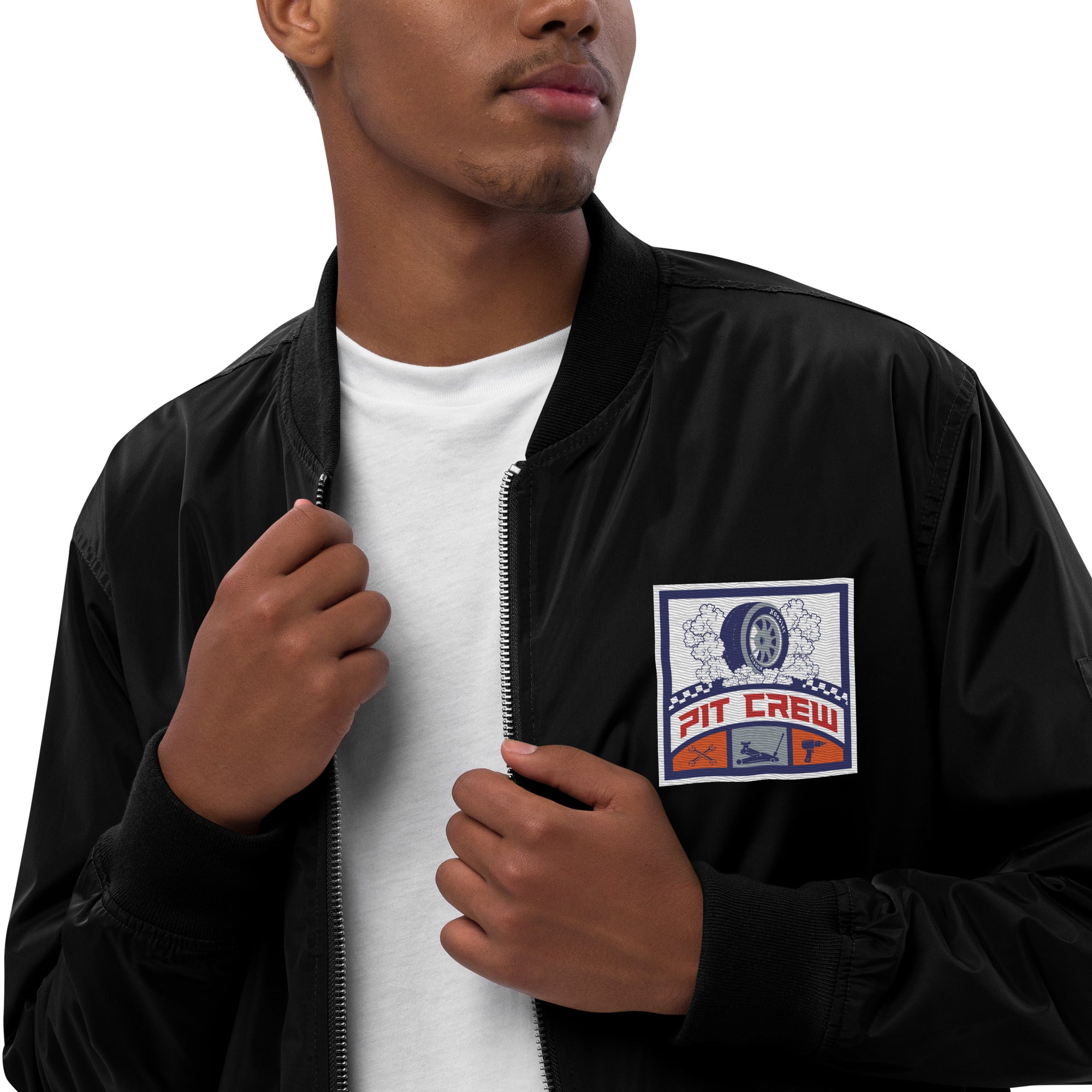 PIT CREW RACING PREMIUM BOMBER JACKET