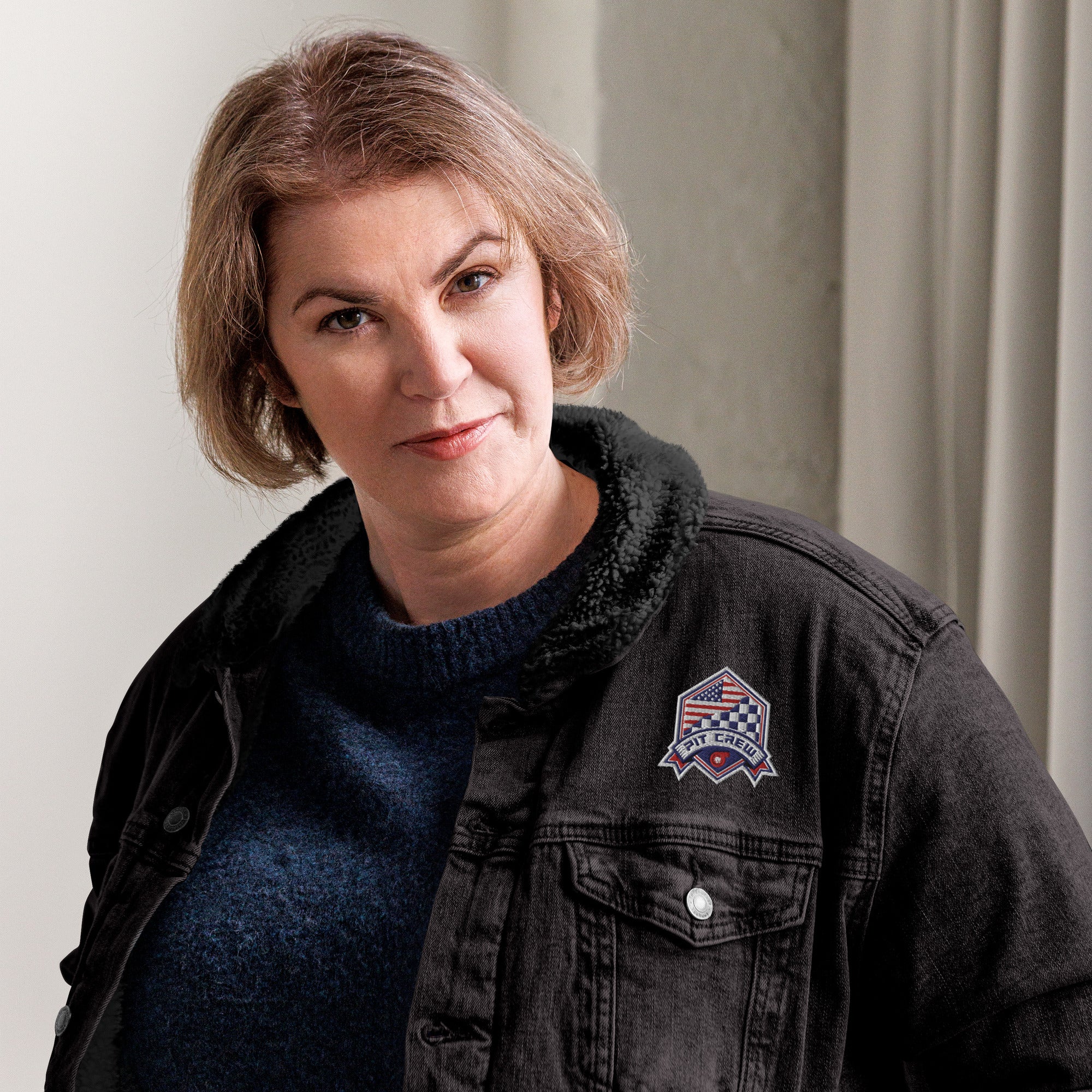 CAR PIT CREW DENIM SHERPA JACKET