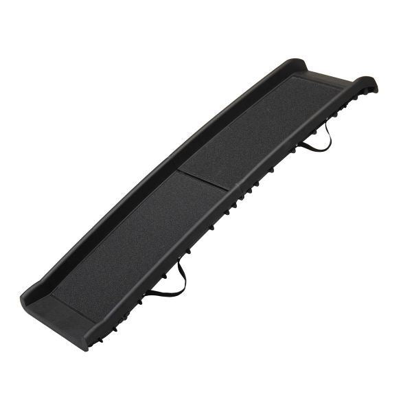 Portable Foldable Pet Ramp Climbing Ladder Suitable For Off-road Vehicle Trucks - Black - Black