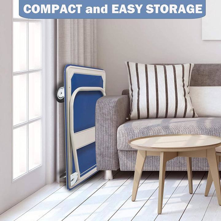 Bosonshop Folding Platform Cart Heavy Duty Hand Truck Moving Push Flatbed Dolly Cart For Warehouse Home Office, 660 Lbs Weight Capacity