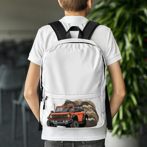 RED BRONCO DIRT DRIFTING BACKPACK