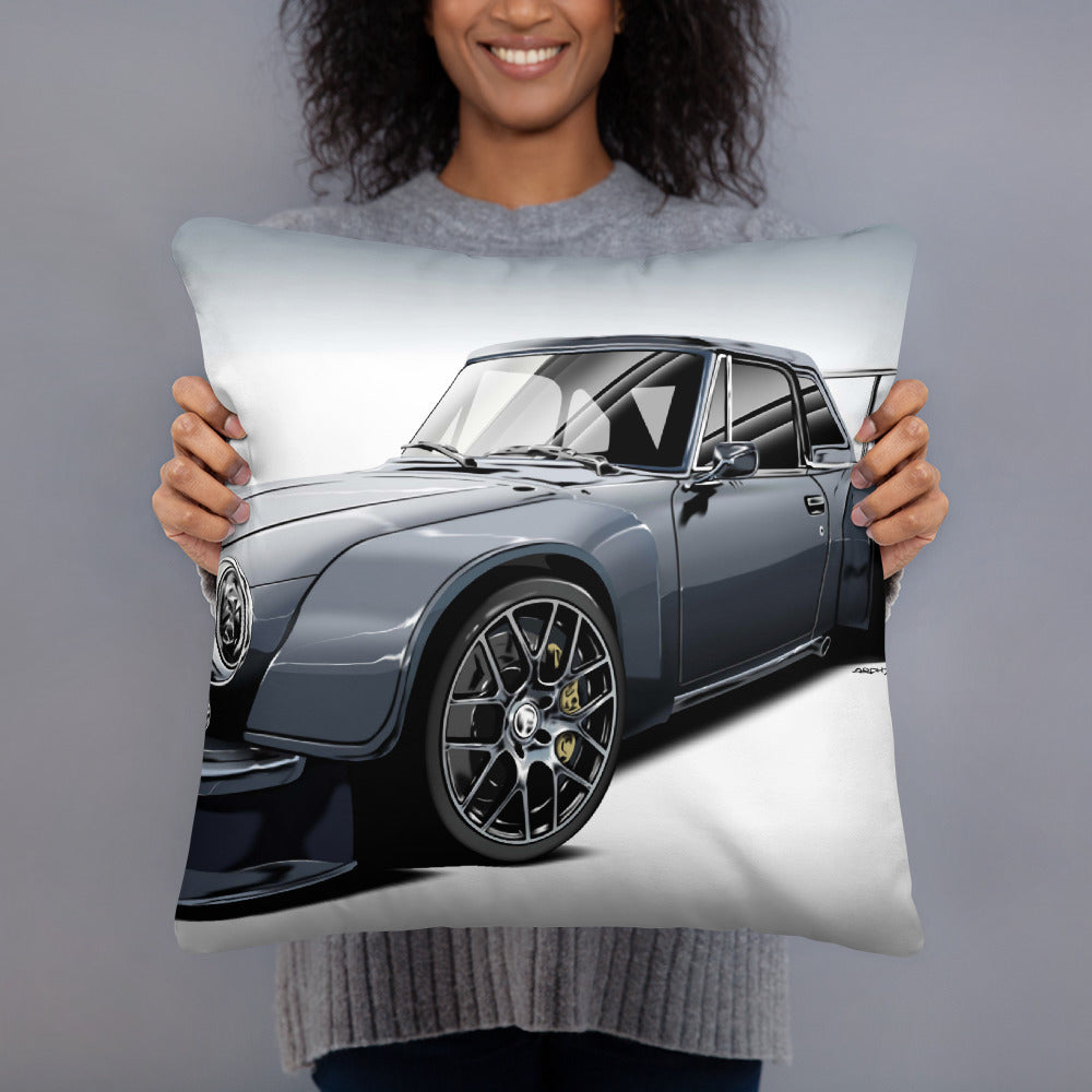DIRTY DATSUN CAR FRONT PILLOW