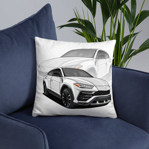 LAMBO URUS SUV CAR REFLECTION PILLOW