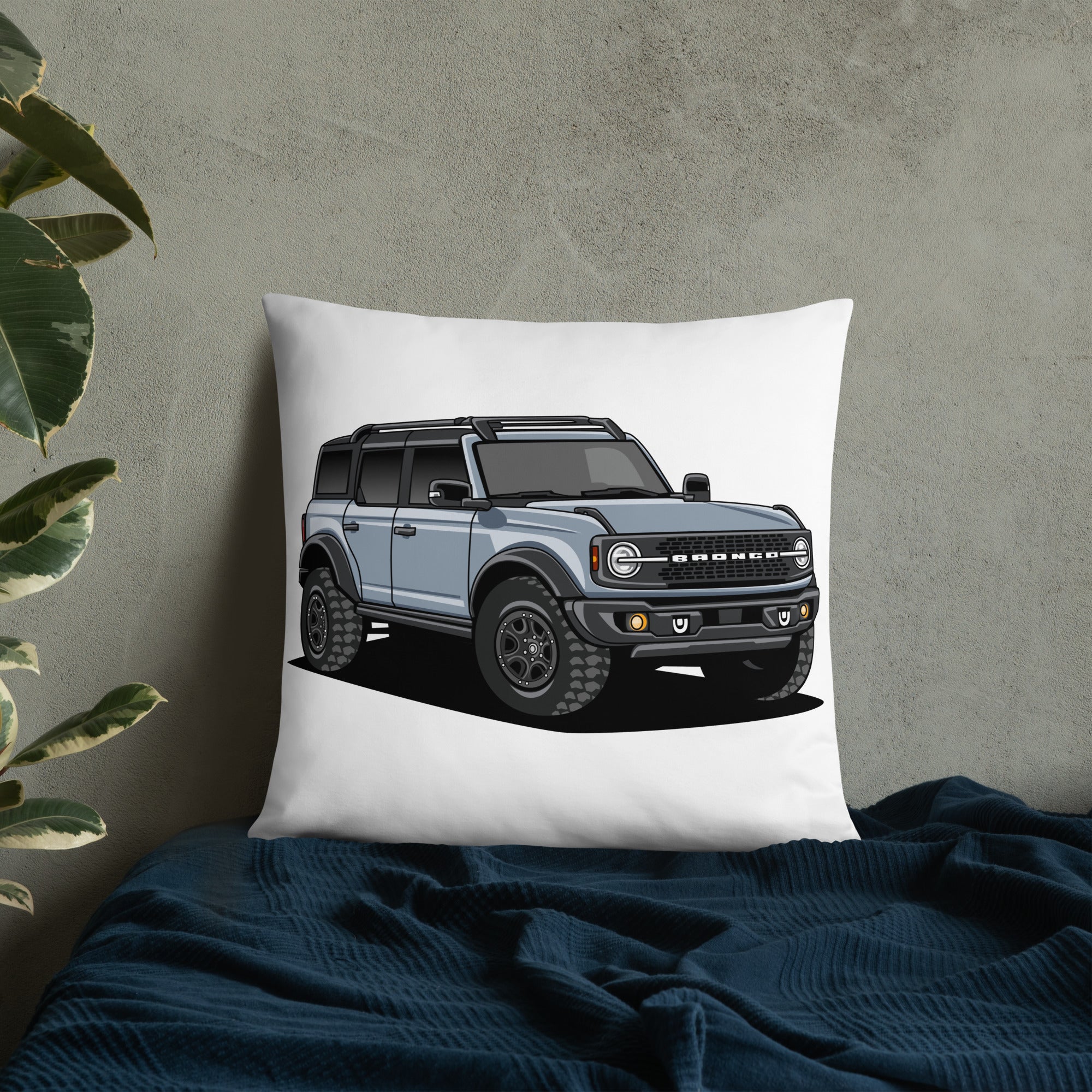 BRONCO SUV CAR  SOLO PILLOW