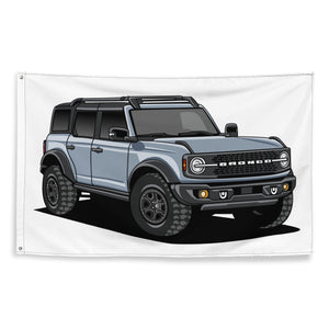 BRONCO SUV CAR  SOLO FLAG