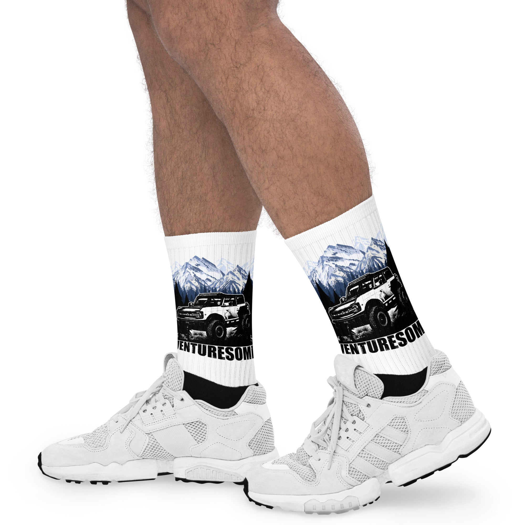 BRONCO SNOW CAPPED MOUNTAINS SOCKS