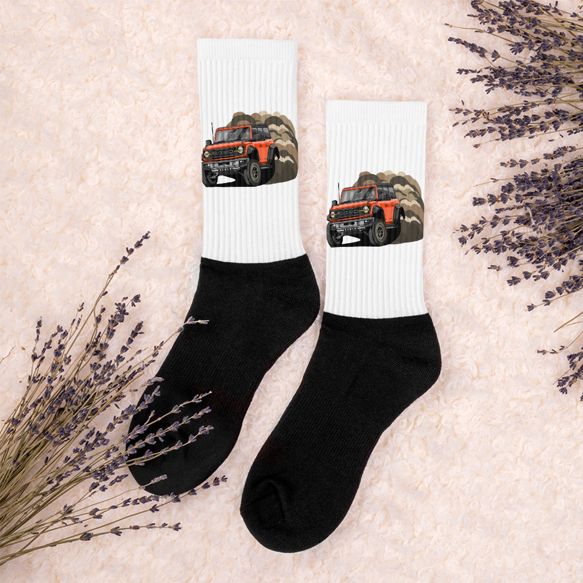 RED BRONCO DIRT DRIFTING SOCKS