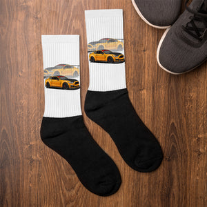 GT350R ORANGE REFLECTION SOCKS