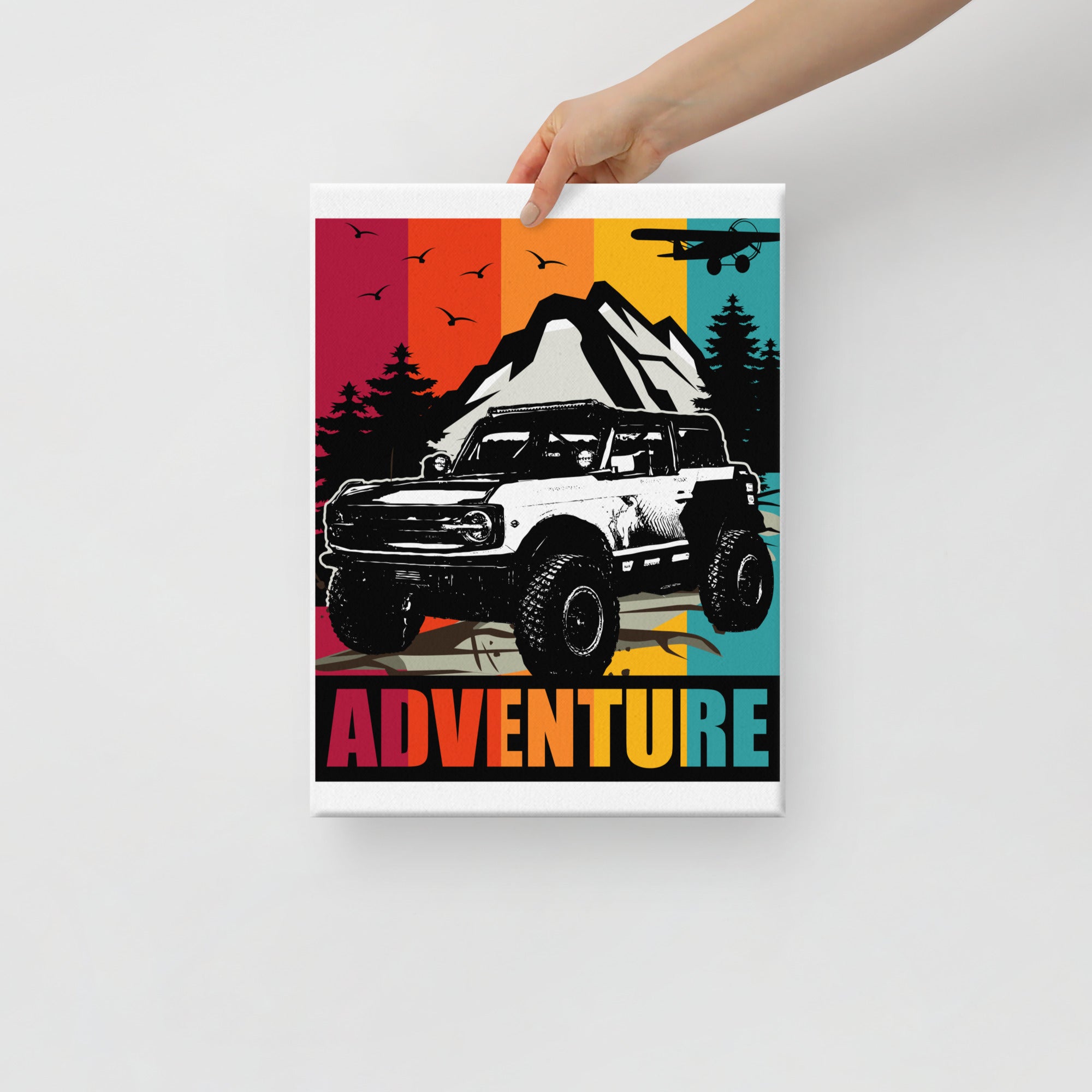 BRONCO ADVENTURE COLOR CANVAS