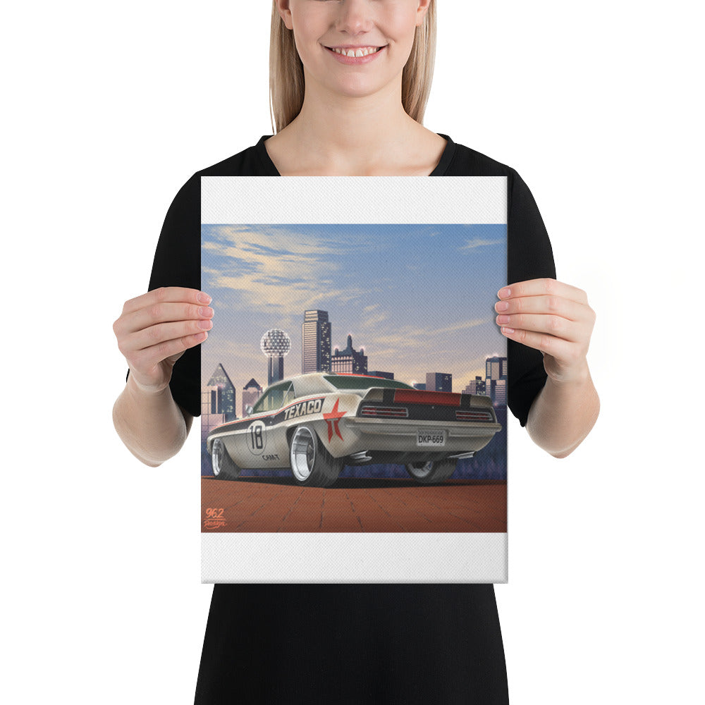 TEXACO CAMARO DALLAS CANVAS