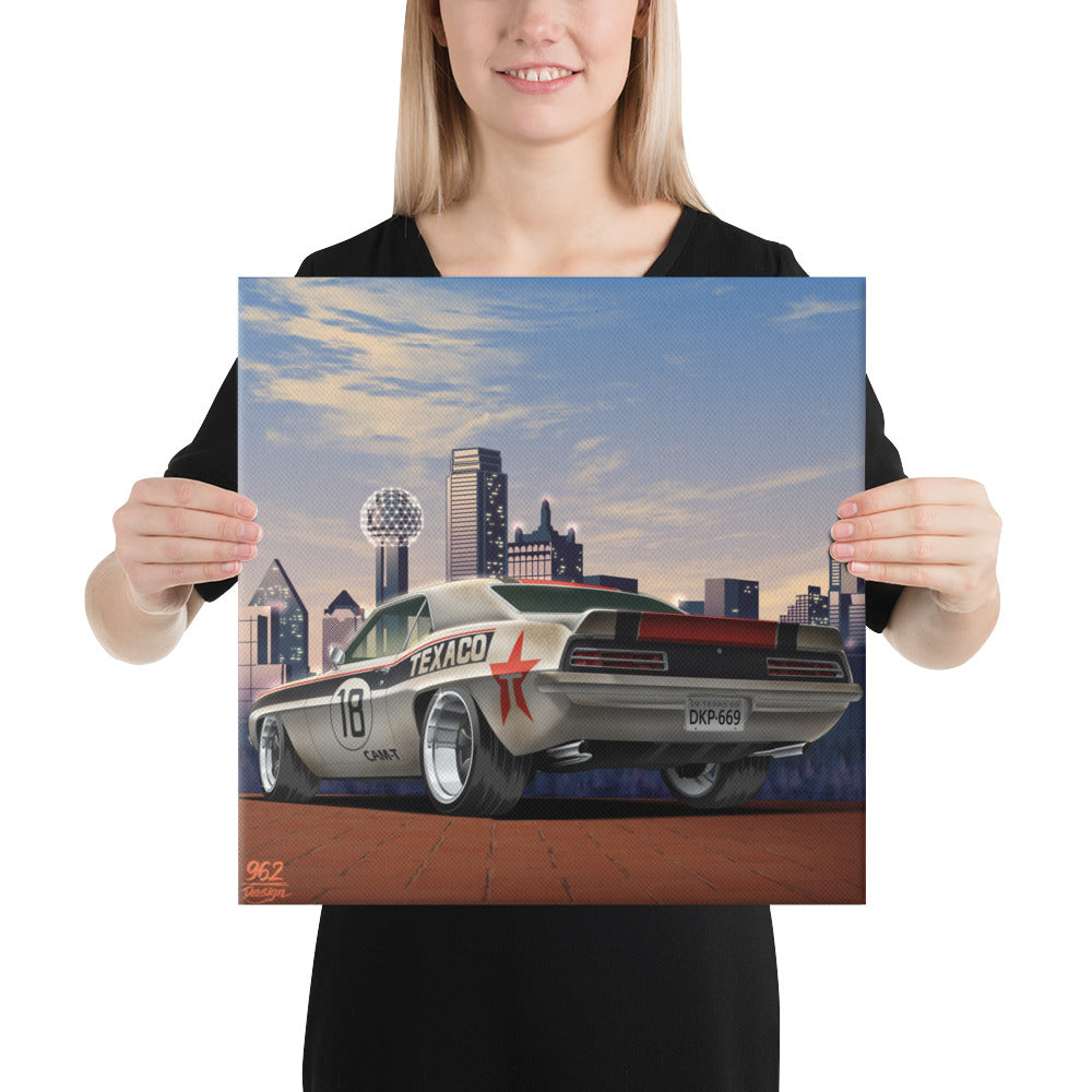 TEXACO CAMARO DALLAS CANVAS