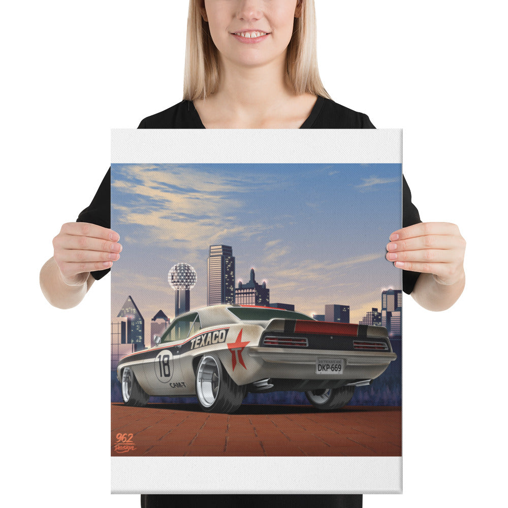 TEXACO CAMARO DALLAS CANVAS