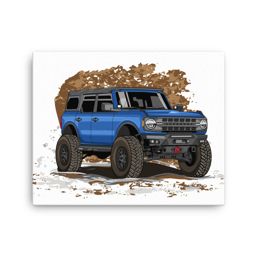 BLUE BRONCO SOLO CANVAS