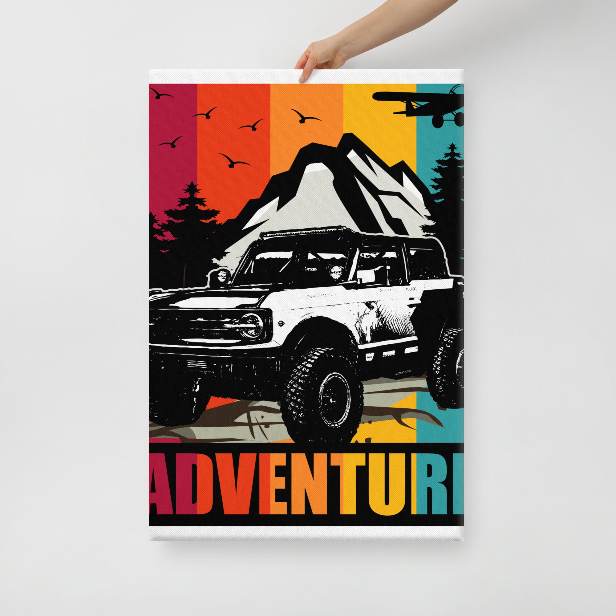 BRONCO ADVENTURE COLOR CANVAS