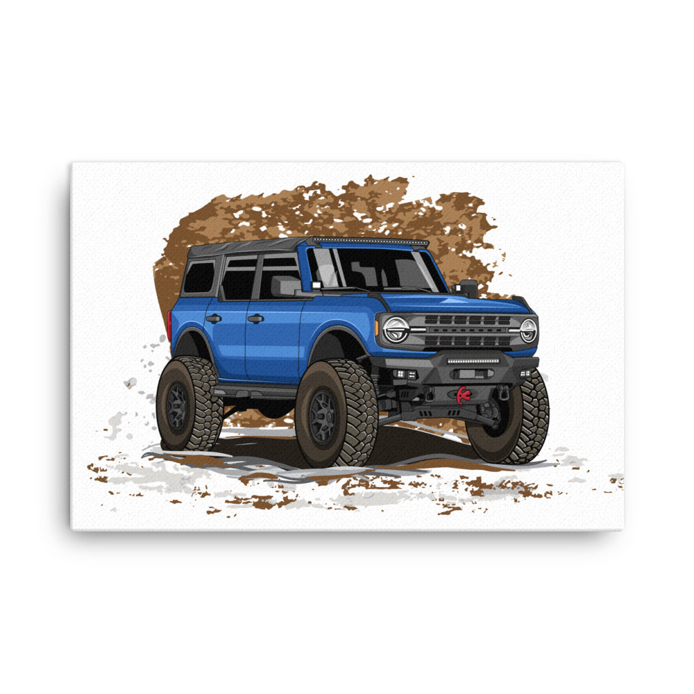 BLUE BRONCO SOLO CANVAS