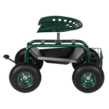 Iron Short Handle Garden Seat Cart