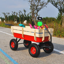 Outdoor Pulling Garden Wagon Cart