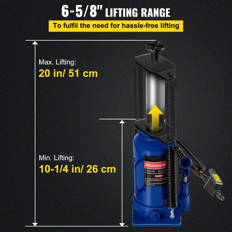 Manual Air Hydraulic Bottle Jack