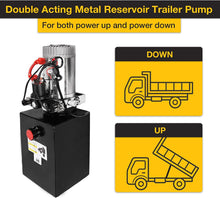 8 Quart 2 Gallon Hydraulic Power Unit Dump