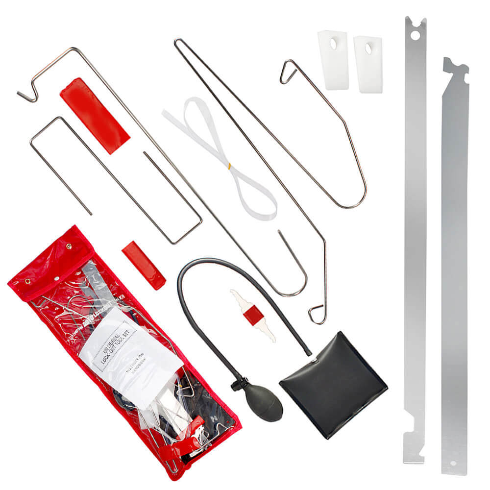 10/12Pcs Car Emergency Tool Key Lost Kit