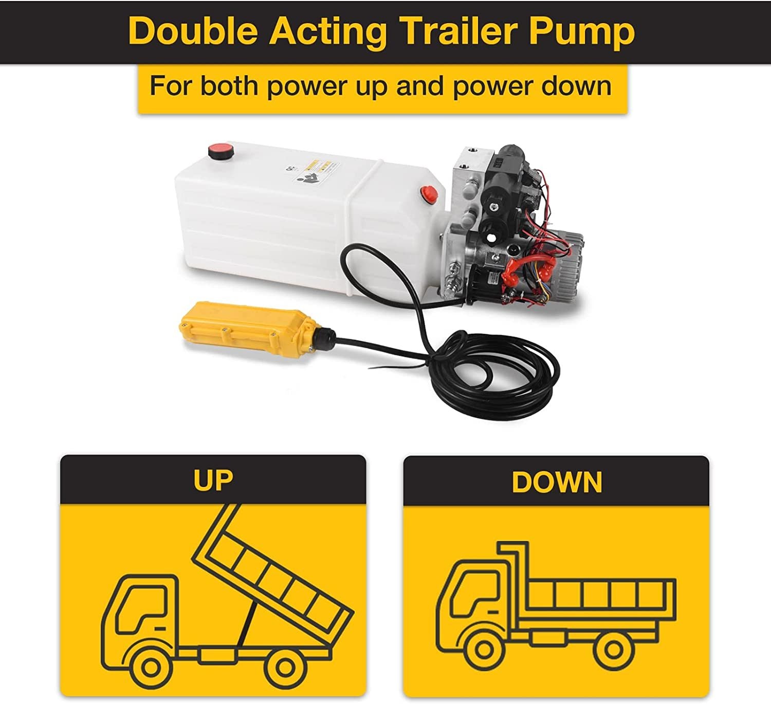 8 Quart 2 Gallon Hydraulic Power Unit Pump