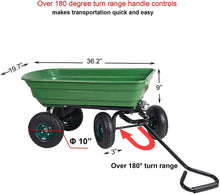 Garden Dump Utility Wagon Cart