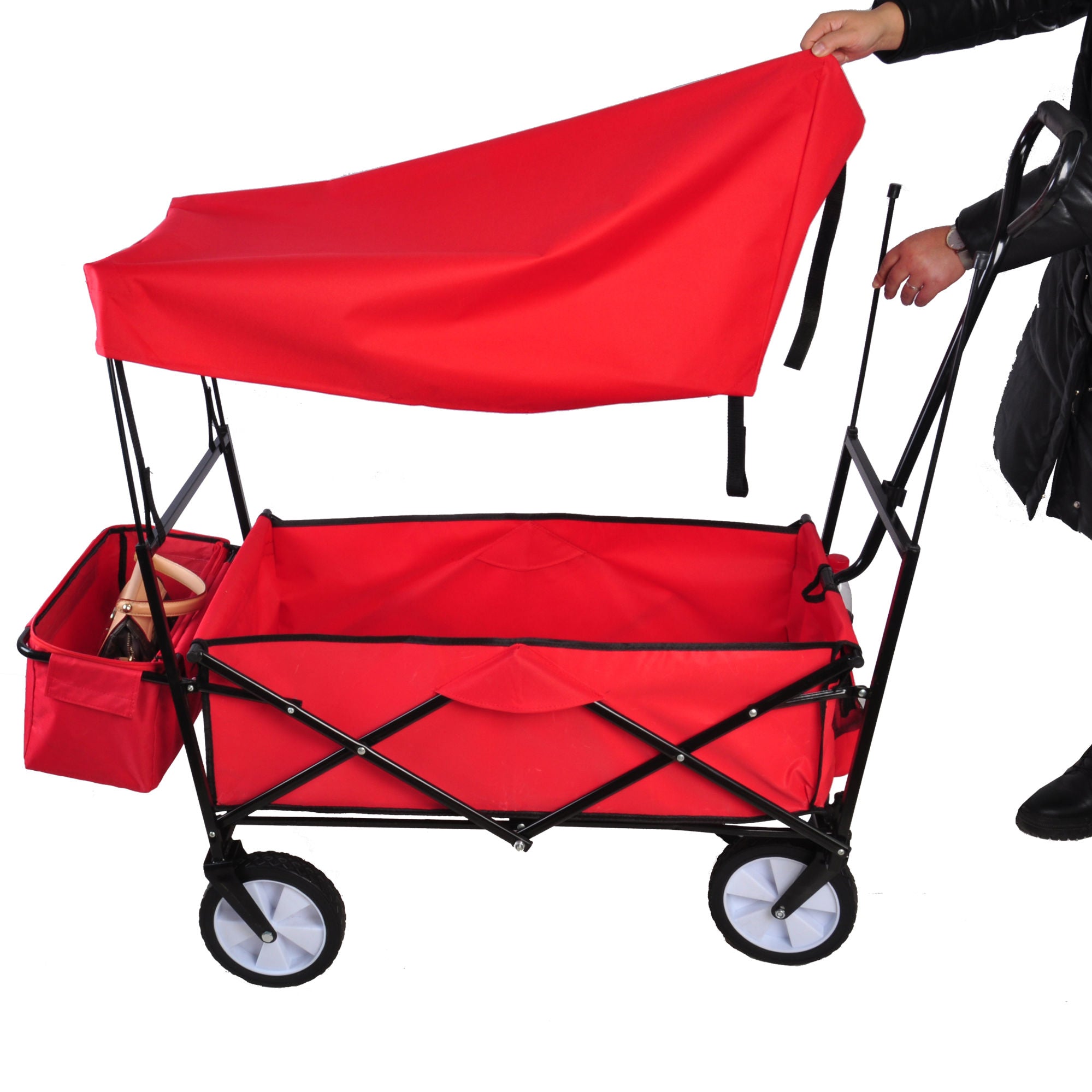 Garden Shopping Beach Cart Folding Wagon