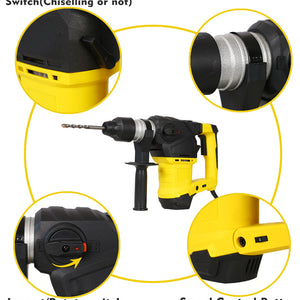 1-1/4' SDS-Plus Heavy Duty Rotary Hammer Drill