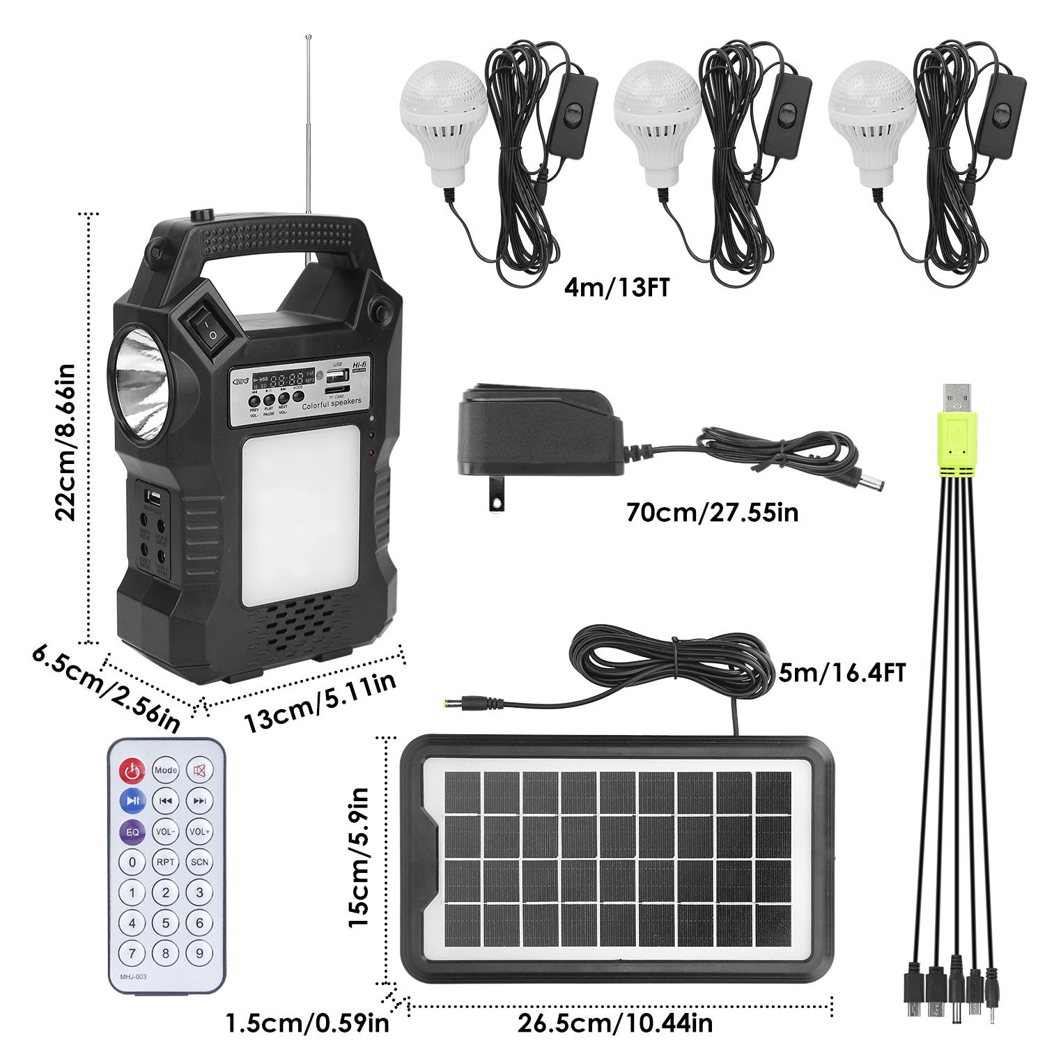 Portable Solar Power Bank Generator