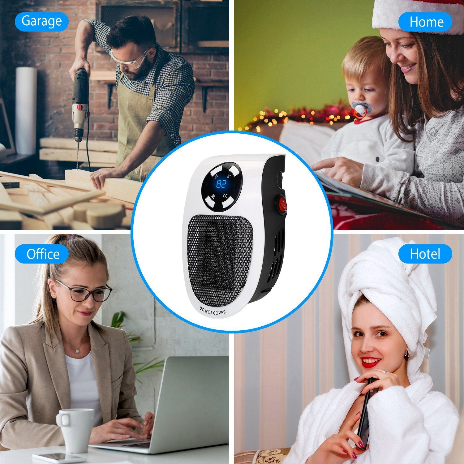 500W Portable Heater Fan