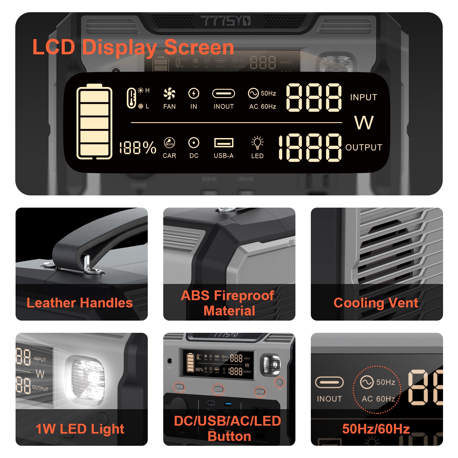 500W Solar Generator with 484Wh Backup Lithium Battery