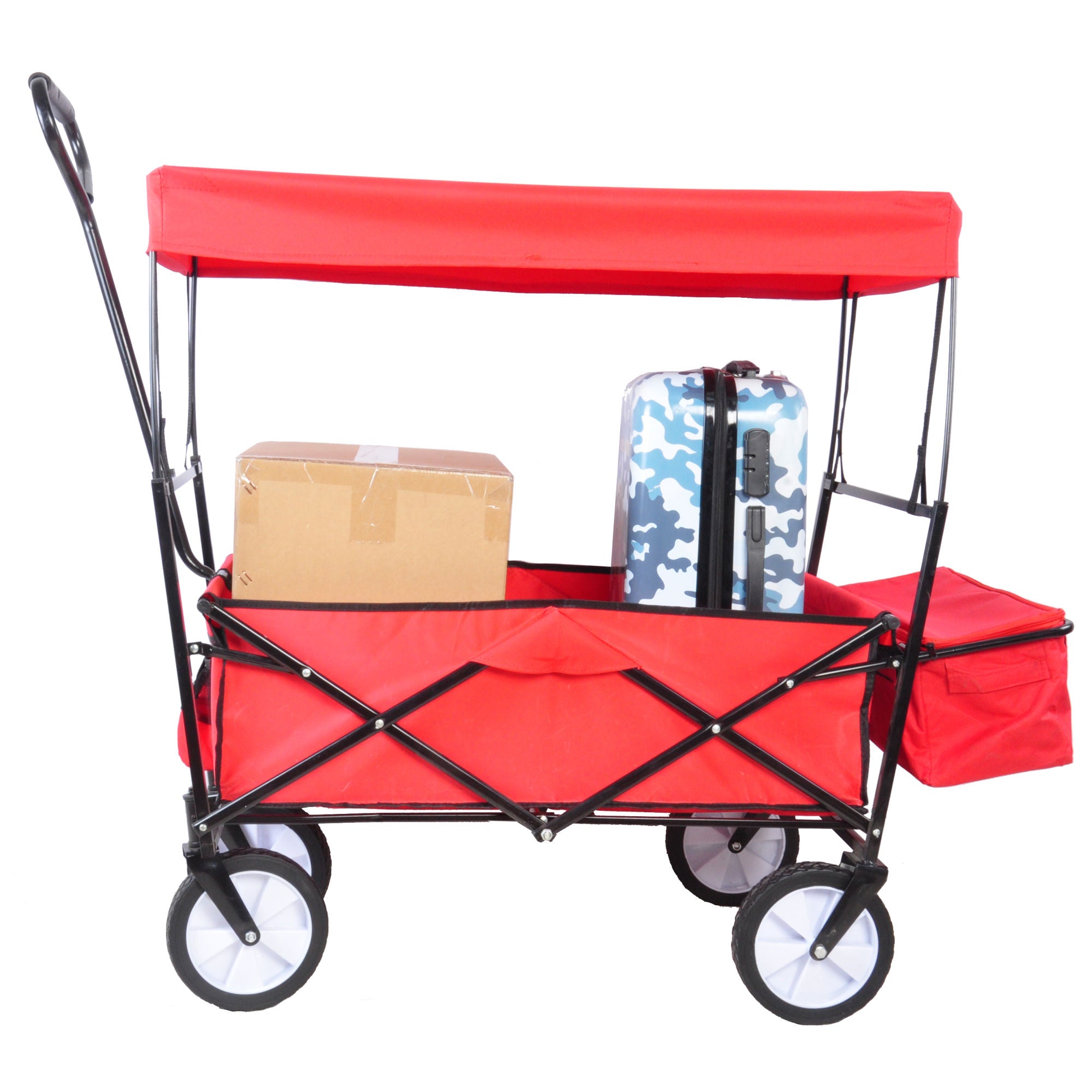 Cart Folding Wagon for Garden Shopping Beach