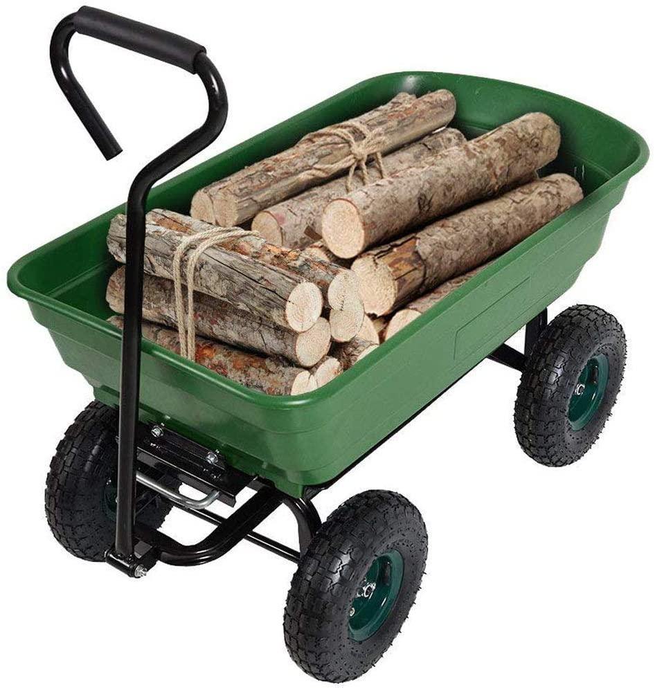 Garden Dump Utility Wagon Cart