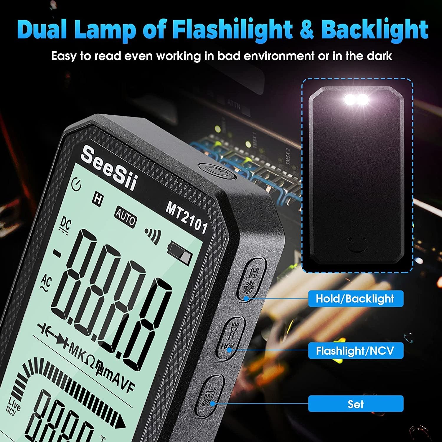 4.7In LCD DC/AC Current Voltage Digital Multimeter