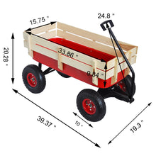 Outdoor Pulling Garden Wagon Cart