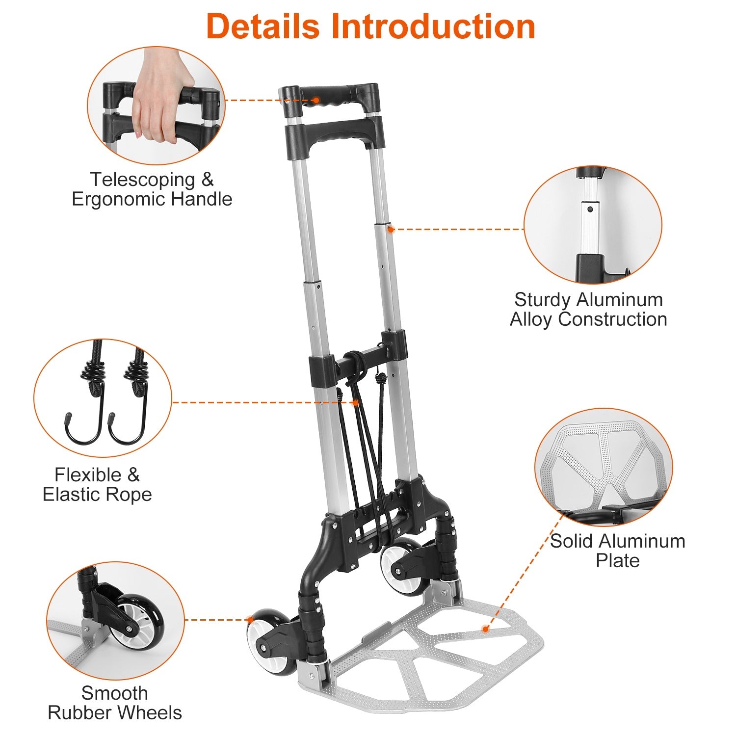 Multifunctional Folding Luggage Cart
