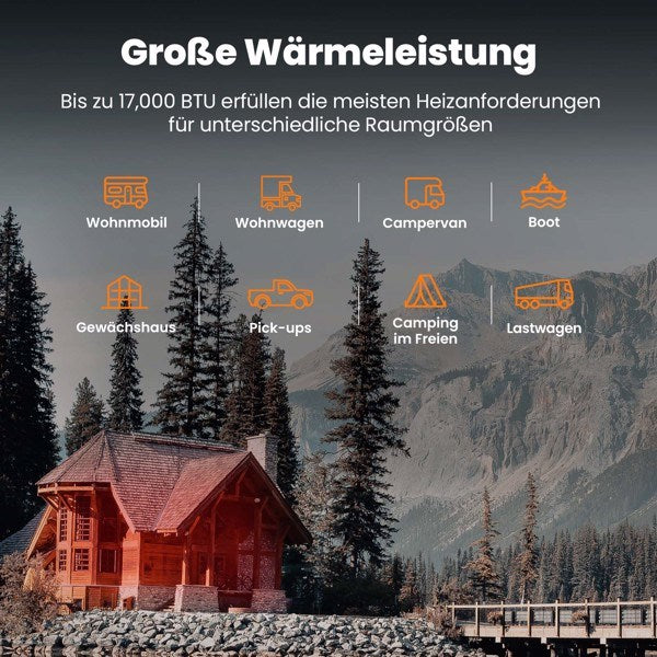 5KW 12V LCD Display Diesel Air Heater