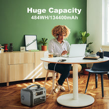 500W Solar Generator with 484Wh Backup Lithium Battery