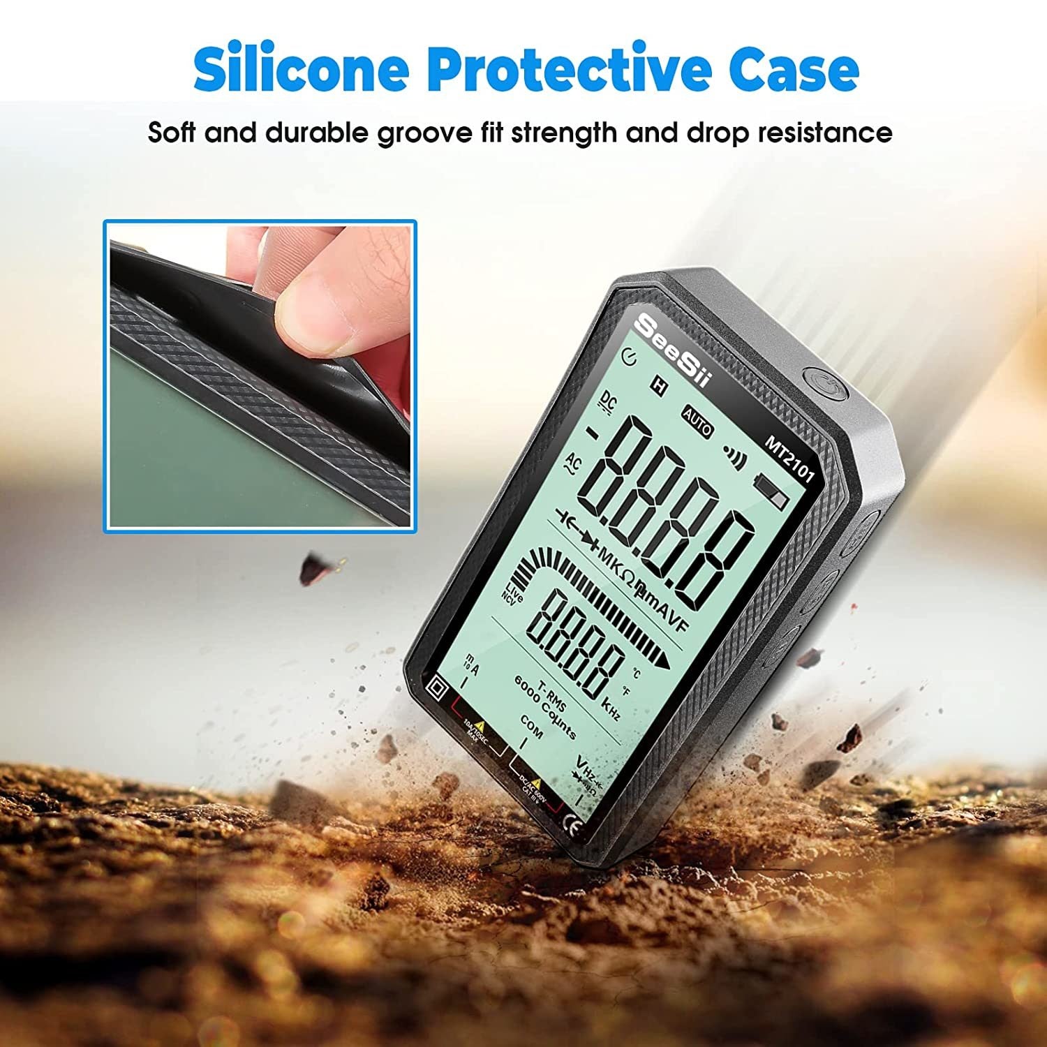 4.7In LCD DC/AC Current Voltage Digital Multimeter