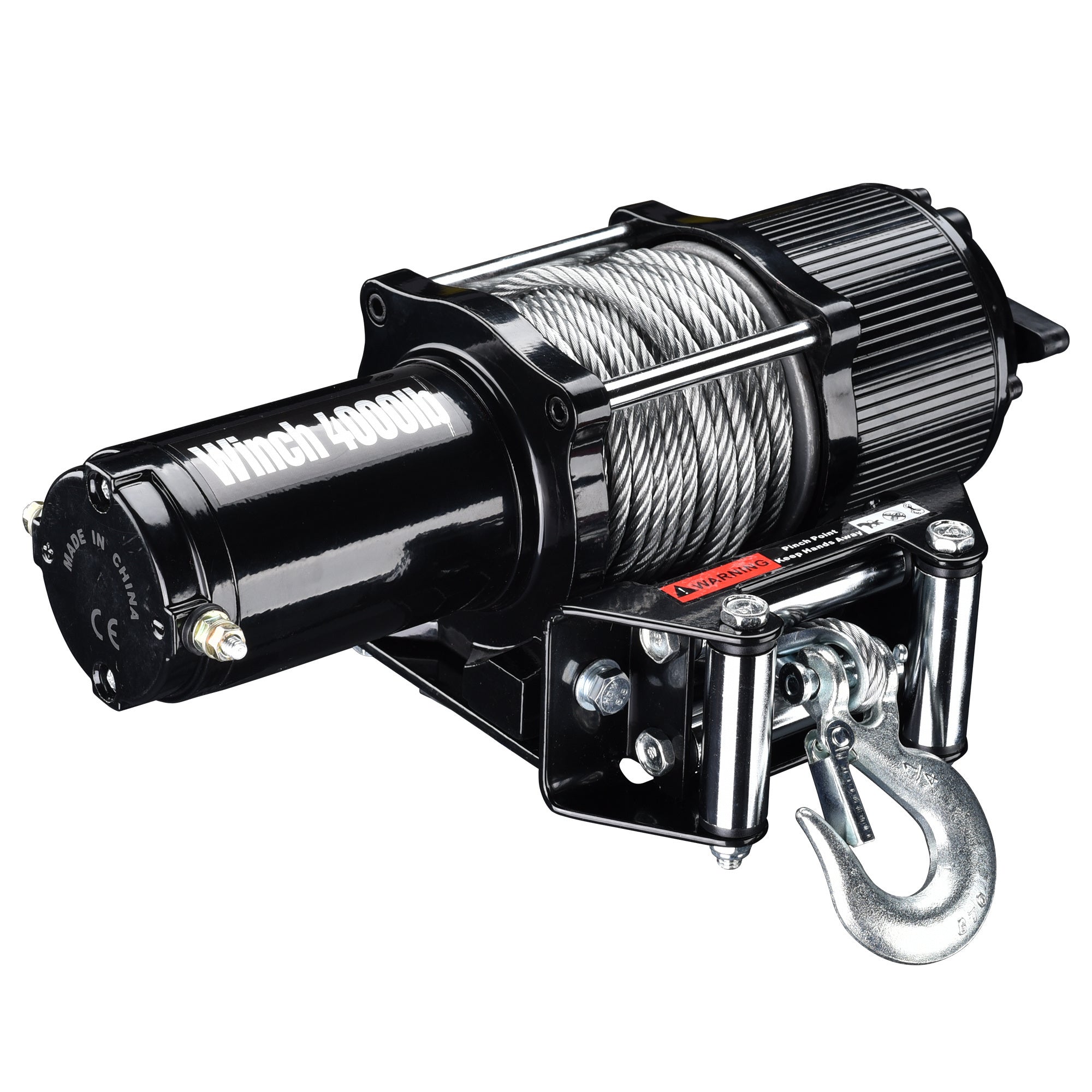 4000lbs Steel Cable Recovery Winch