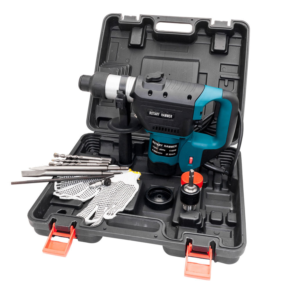1-1/2" SDS Electric Hammer Drill Set