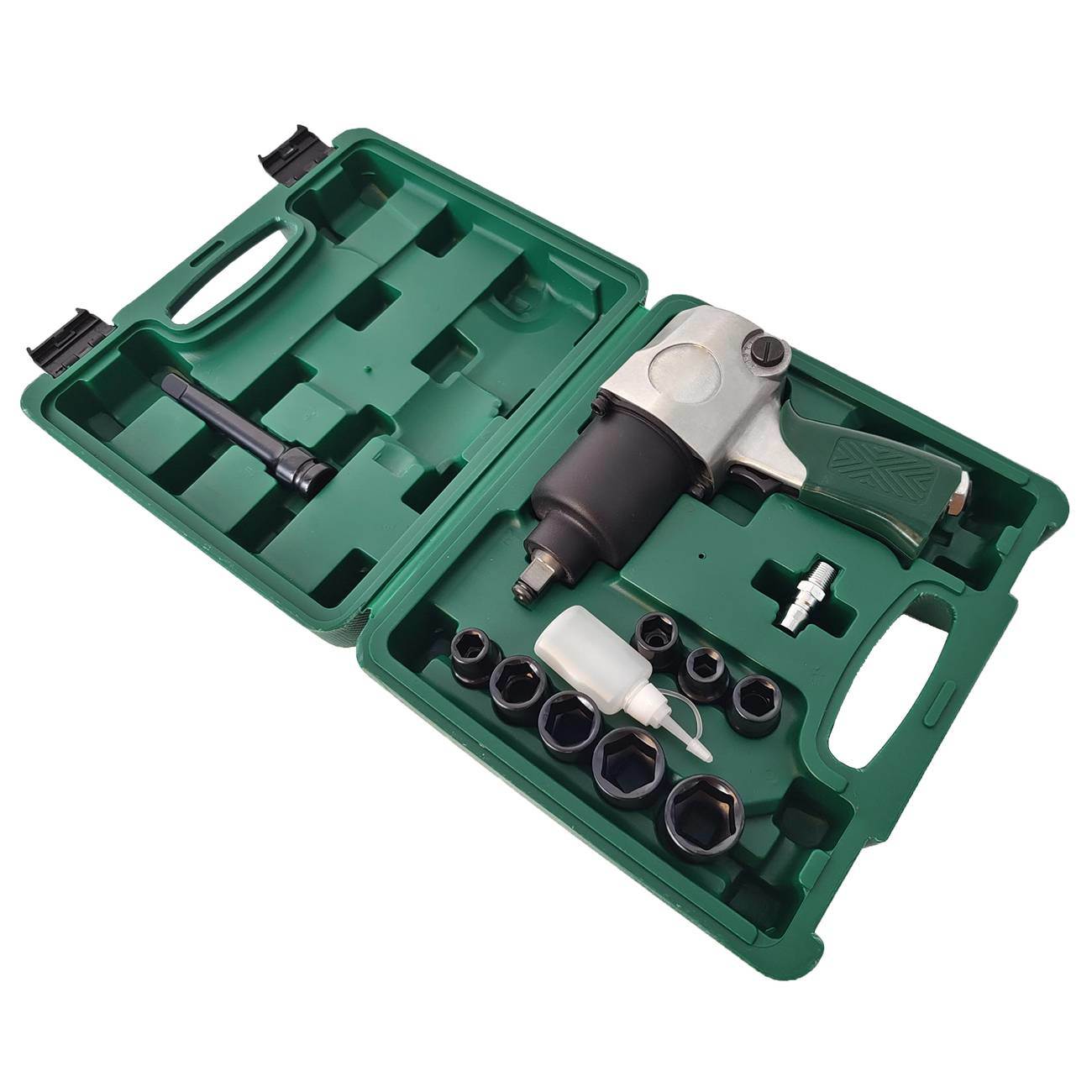 Air Impact Wrench with 8pcs Impact Sockets