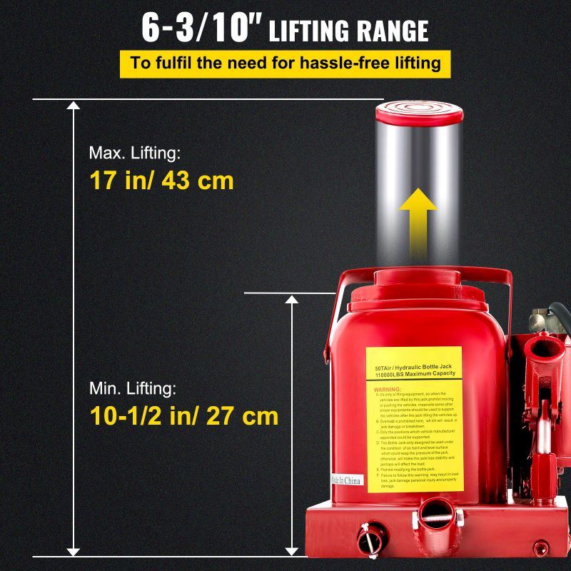 Manual Air Hydraulic Bottle Jack