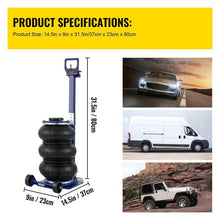 Triple Bag Quick Lift Pneumatic Jack
