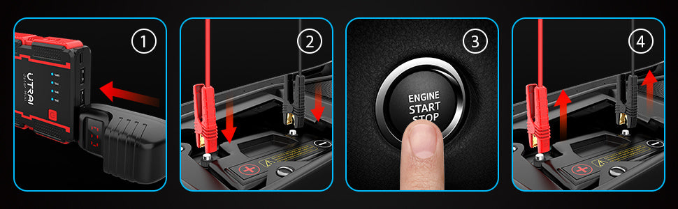 1000A Peak 13000mAh 12V Car Auto Jump Starter