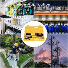 10 Ton Hydraulic Wire Crimper with 9 Dies