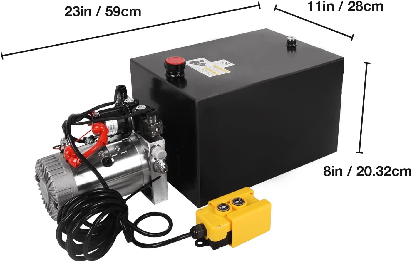 20-Quart Double Acting Hydraulic Pump