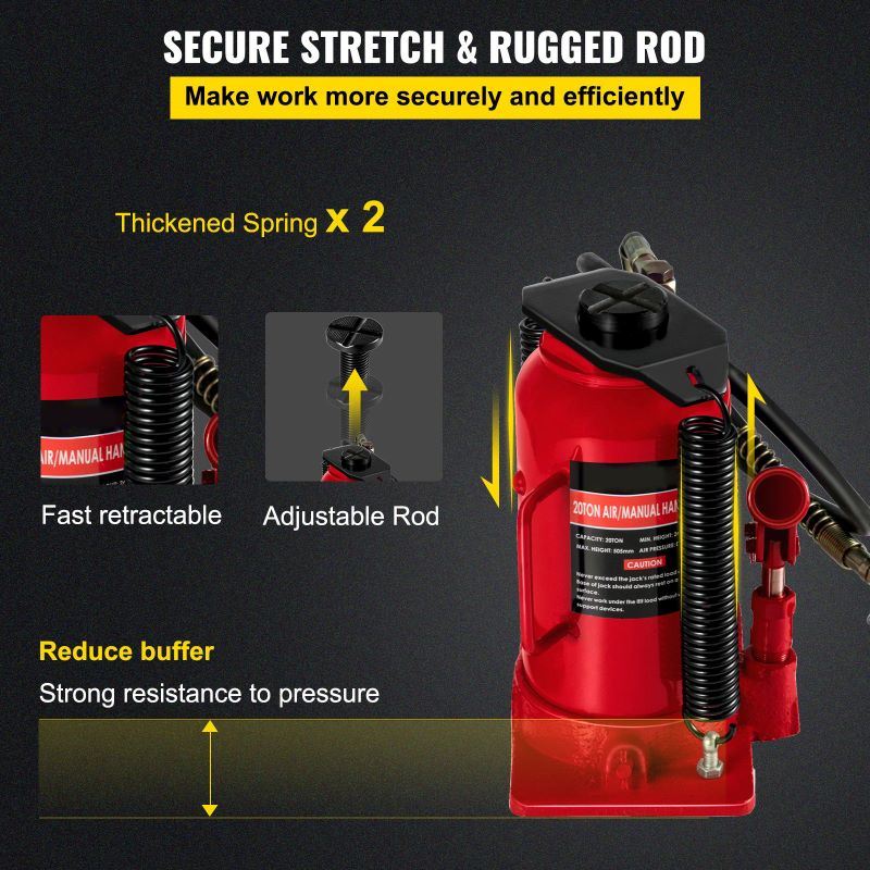 Manual Air Hydraulic Bottle Jack