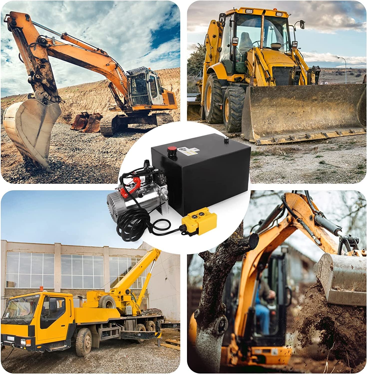 20-Quart Double Acting Hydraulic Pump